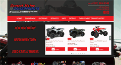 Desktop Screenshot of centralmainepowersports.com